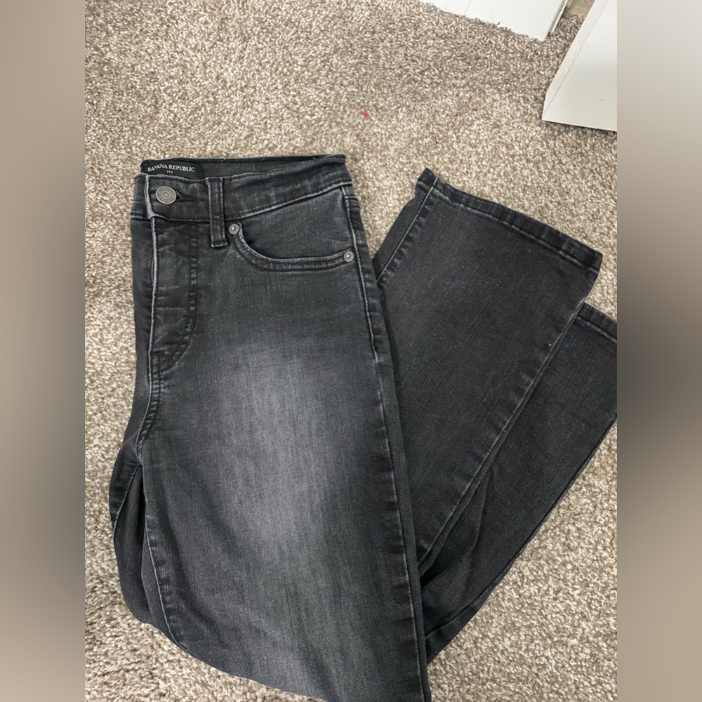 Banana Republic cropped bootcut jeans